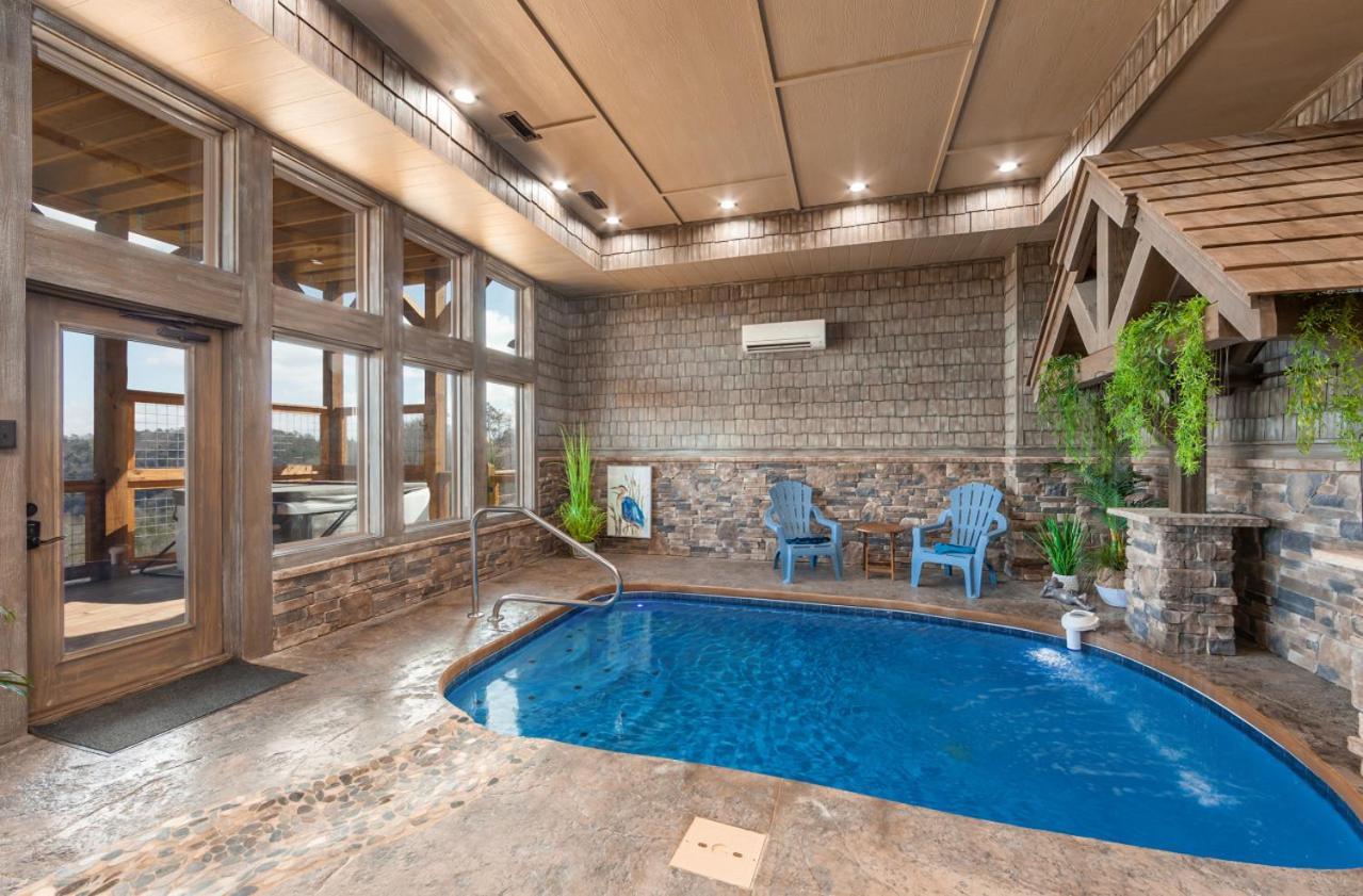 Splash Mountain Pool Hot Tub Theater Game Room Sevierville Exteriör bild