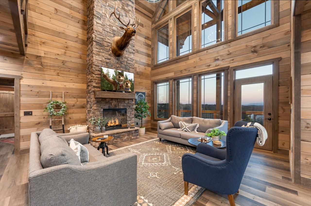 Splash Mountain Pool Hot Tub Theater Game Room Sevierville Exteriör bild