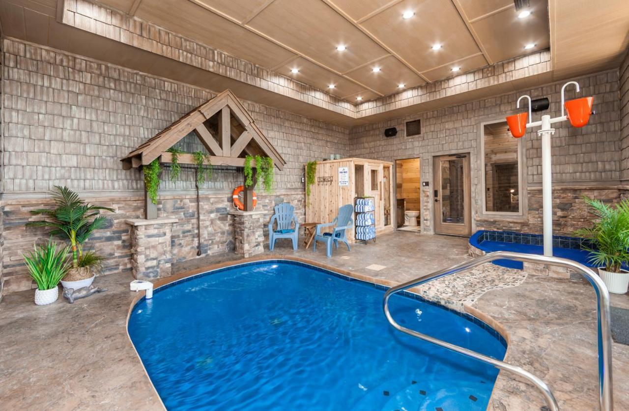 Splash Mountain Pool Hot Tub Theater Game Room Sevierville Exteriör bild